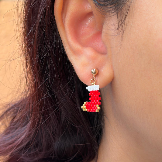 Stocking Beaded Charm