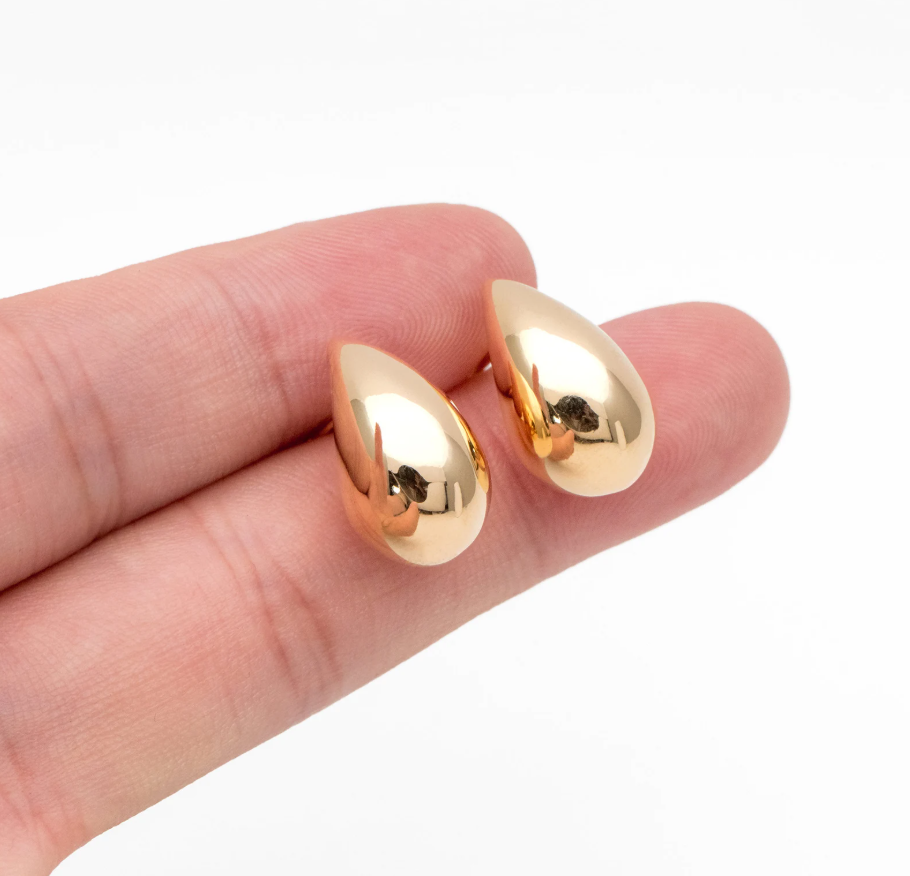 Chunky Teardrop Earrings