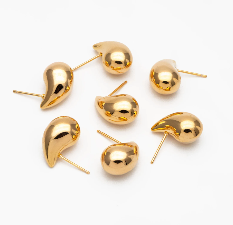 Chunky Teardrop Earrings