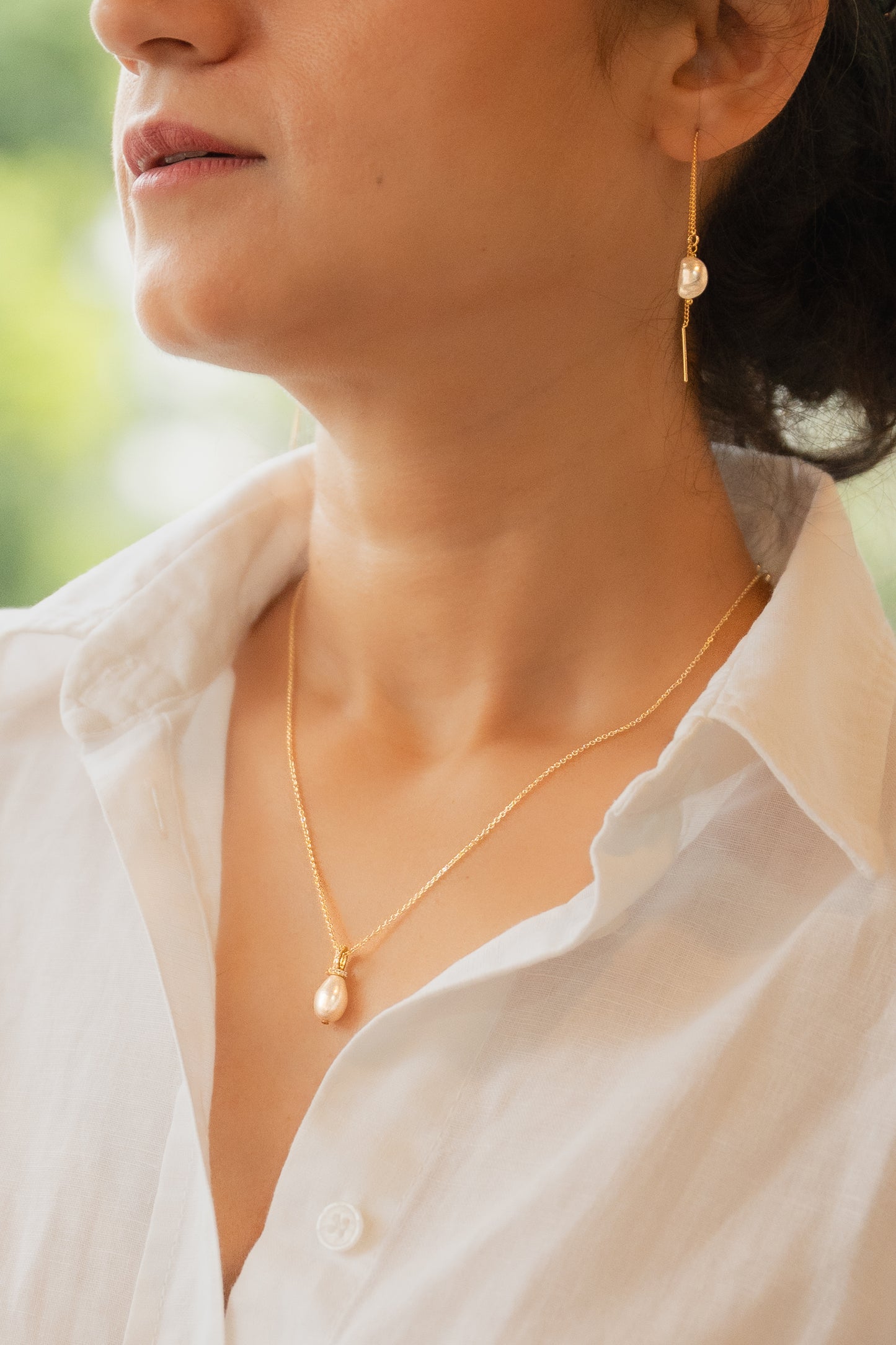 Lustre Drop Earrings