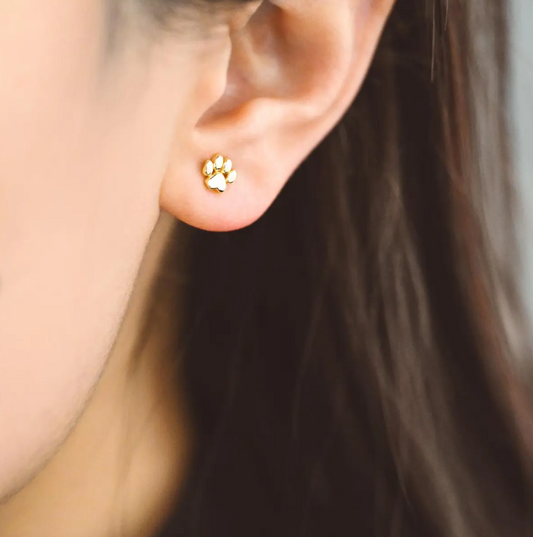 Pawprint Studs