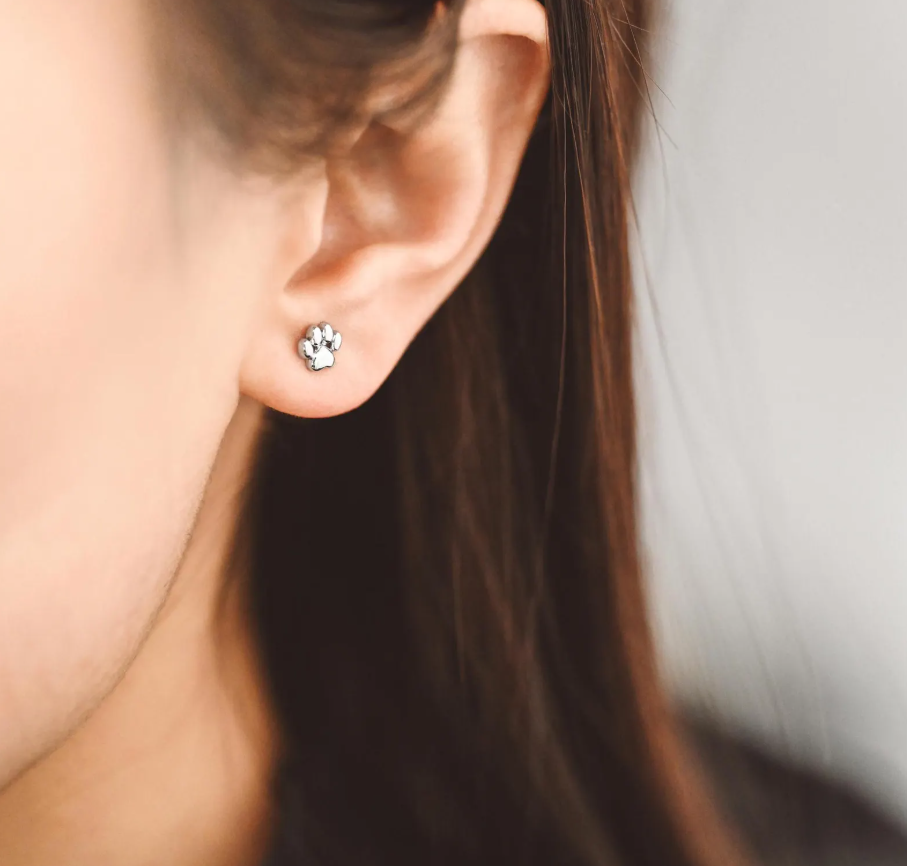Pawprint Studs