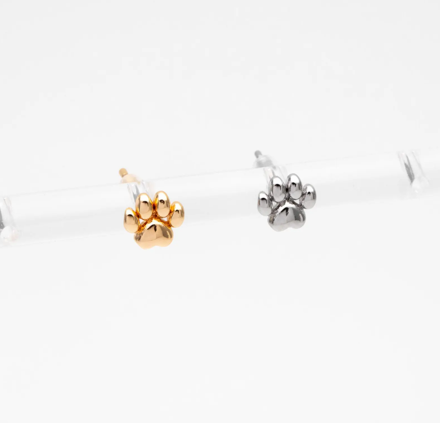 Pawprint Studs