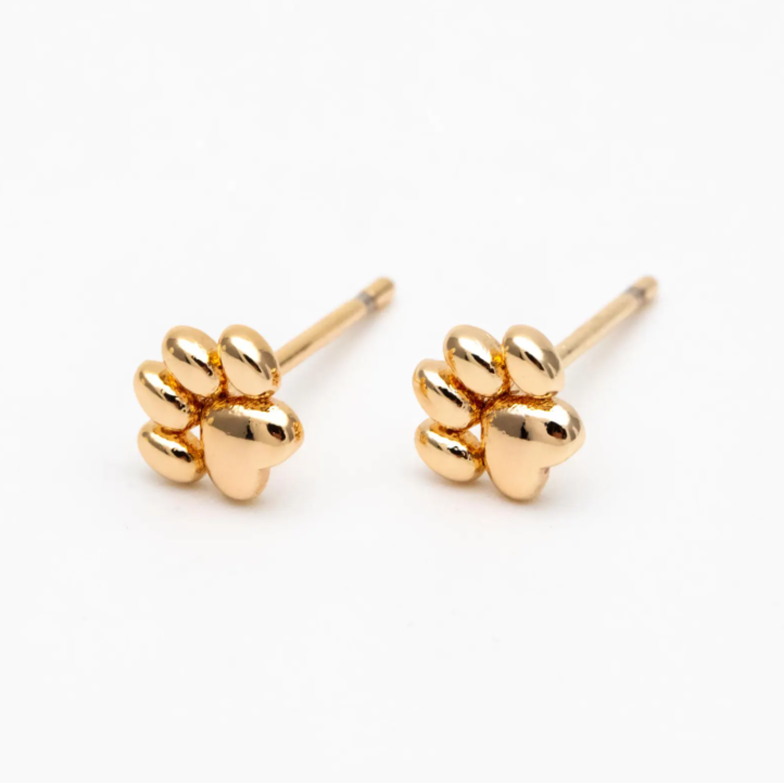Pawprint Studs