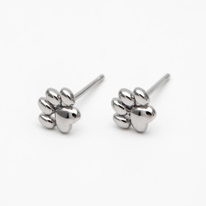 Pawprint Studs