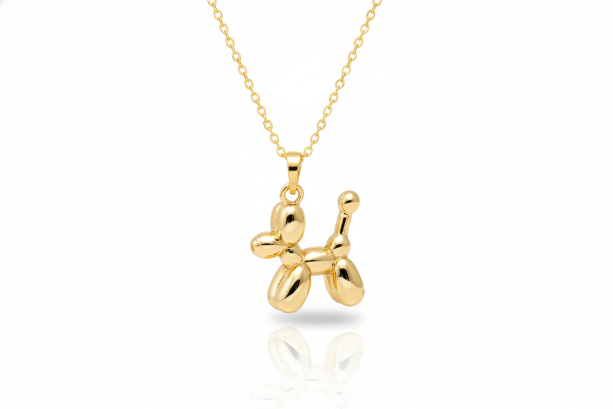 Balloon Pup Necklace