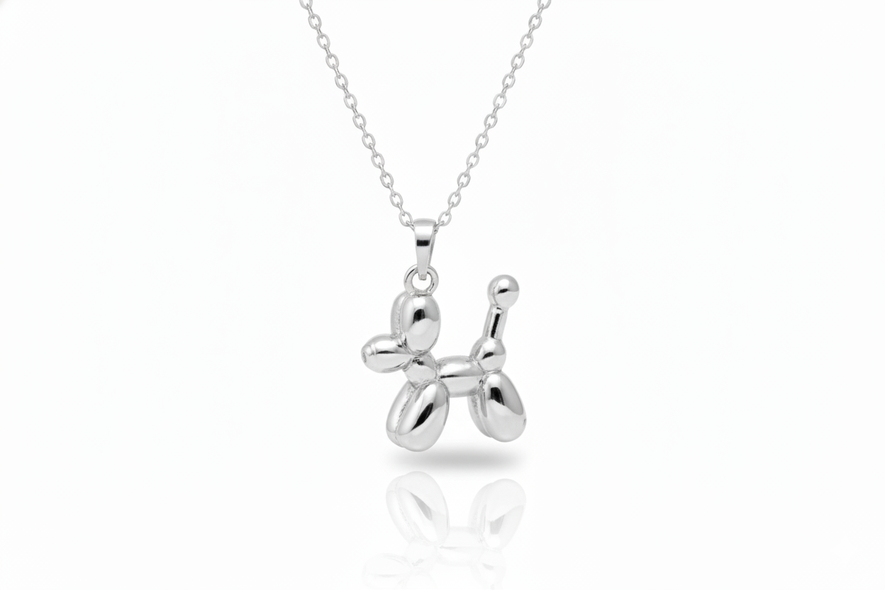 Balloon Pup Necklace