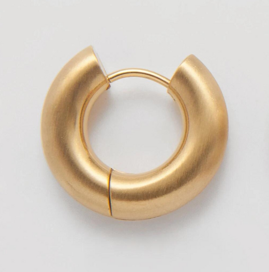 Matte Gold Chunky Huggies