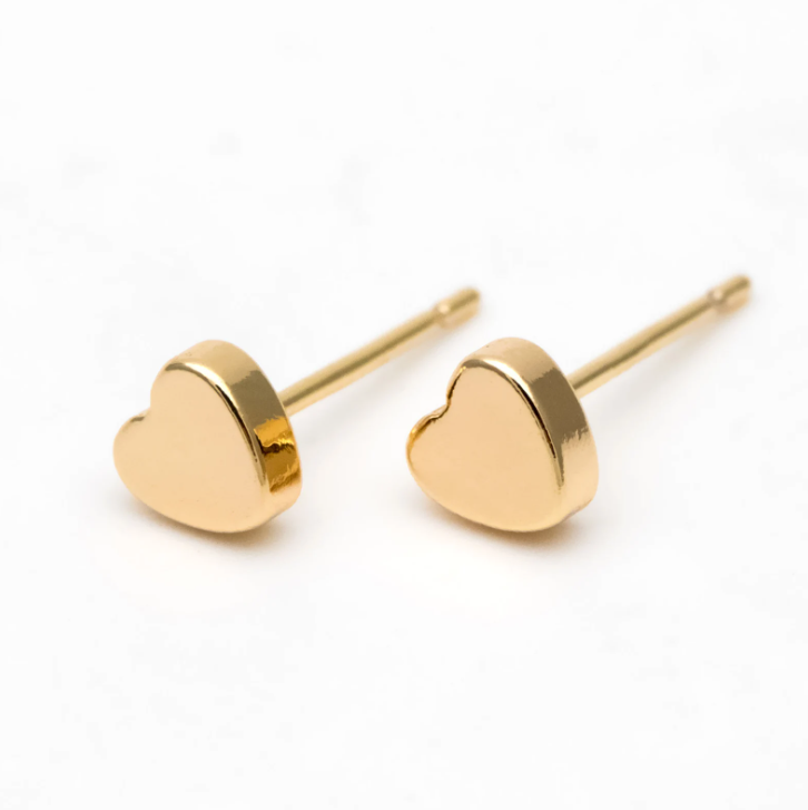 Mini Heart Studs
