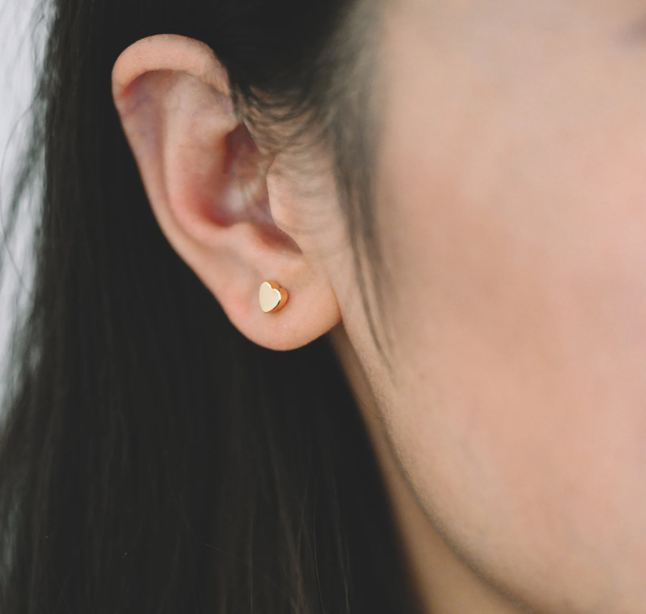 Mini Heart Studs
