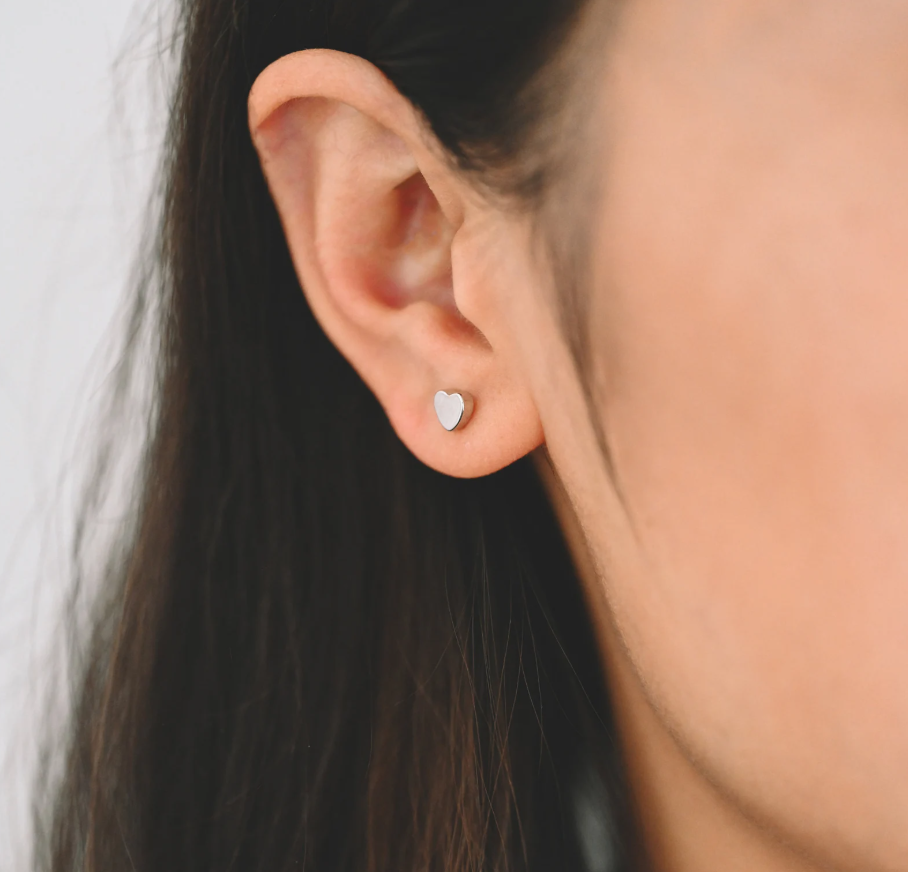 Mini Heart Studs