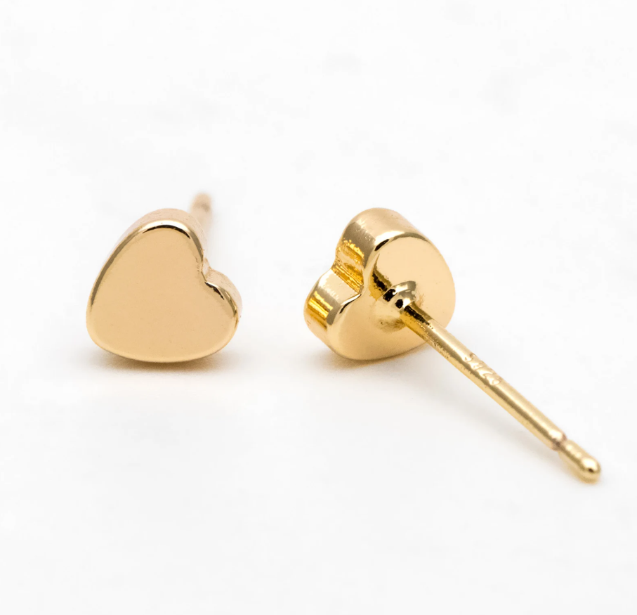 Mini Heart Studs