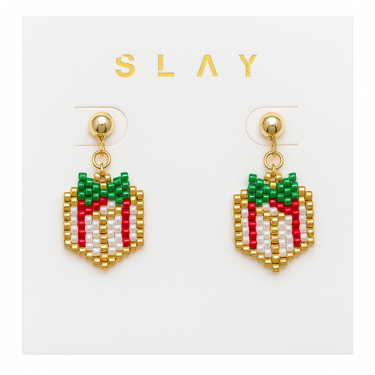 Holiday Gift Beaded Charm